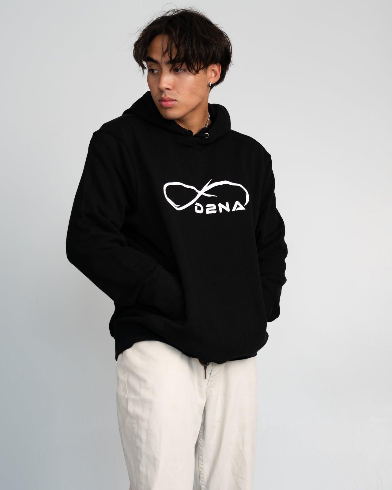 D2NA Unisex Hoodie - Large Logo